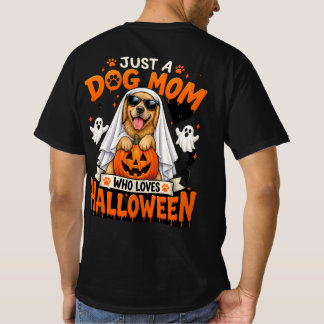 gewoon een hondenmoeder die van Halloween houdt Sc T-shirt