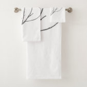 Gewoon een Hummingbird op een stok Bad Handdoek (Insitu)