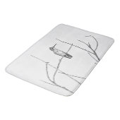 Gewoon een Hummingbird op een stok Badmat (Gekanteld)