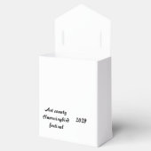 Gewoon een Hummingbird op een stok Bedankdoosjes (Geopend)