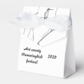 Gewoon een Hummingbird op een stok Bedankdoosjes (Voorkant Zijde)