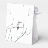 Gewoon een Hummingbird op een stok Bedankdoosjes (Achterkant)