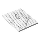 Gewoon een Hummingbird op een stok Notitieblok (Schuin)