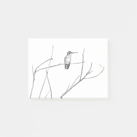 Gewoon een Hummingbird op een stok Post-it® Notes (Voorkant)