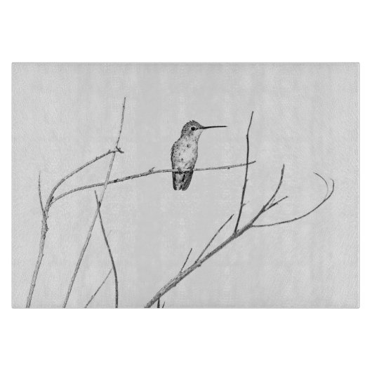 Gewoon een Hummingbird op een stok Snijplank (Voorkant)