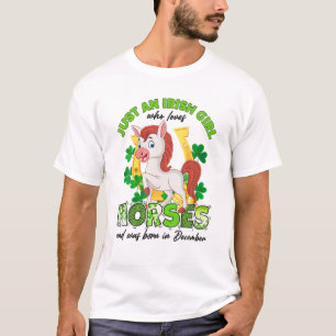 Gewoon een Iers meisje dat van paarden houdt, Luck T-shirt