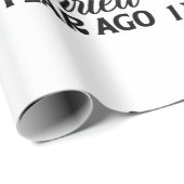 Gewoon een jaar geleden getrouwd cadeaupapier (Rol Hoek)