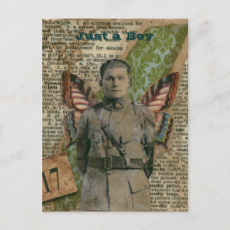 Gewoon een jongen briefkaart