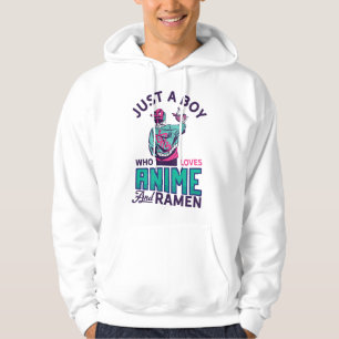 Gewoon een jongen die anime en ramen leuk vindt aa hoodie