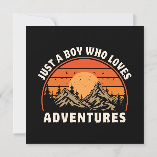 gewoon een jongen die avonturen liefheeft (Voorkant)
