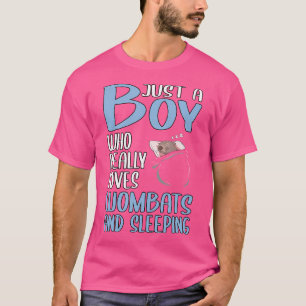 Gewoon een jongen die echt houdt van wombats en sl t-shirt