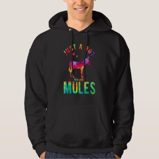 Gewoon Een Jongen Die Ezels Liefheeft Ezel Liefheb Hoodie