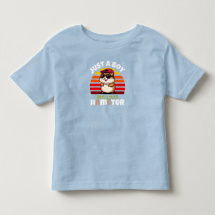 Gewoon een jongen die hamsters liefheeft kinder shirts