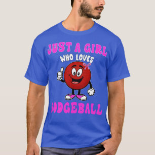 Gewoon een jongen die houdt van Dodgeball Grappige T-shirt