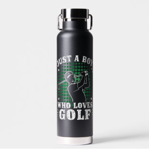 Gewoon een jongen die houdt van Golf Club Golfer G Waterfles