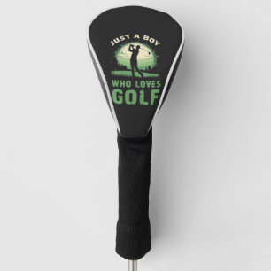 Gewoon een jongen die houdt van golfclub golfer go golfheadcover