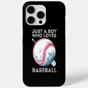Gewoon een jongen die houdt van honkbal batter hon iPhone 15 pro max hoesje