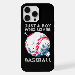 Gewoon een jongen die houdt van honkbal batter hon iPhone 15 pro max case