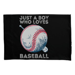 Gewoon een jongen die houdt van honkbal batter hon kussensloop