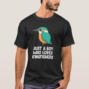 Gewoon een jongen die houdt van ijsvogels Schattig T-shirt