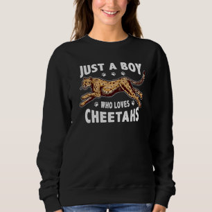 Gewoon een jongen die houdt van jachtluipaarden di trui