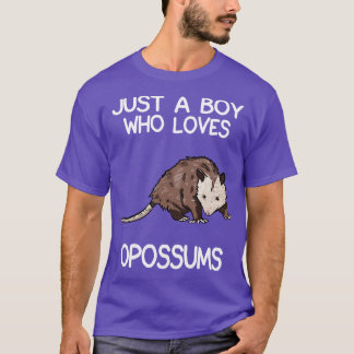 Gewoon een jongen die houdt van opossums 1 t-shirt