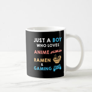 Gewoon een jongen die van Anime Ramen houdt en Gam Koffiemok