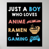 Gewoon een jongen die van Anime Ramen houdt en Gam Poster (Voorkant)
