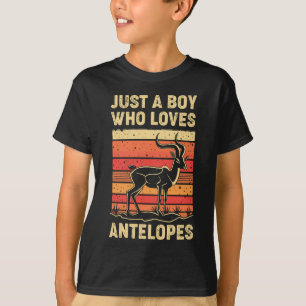 Gewoon een jongen die van antitelopes houdt t-shirt