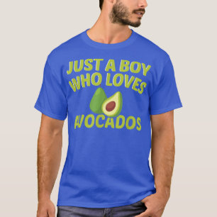 Gewoon een jongen die van Avocados Funny Avocado L T-shirt