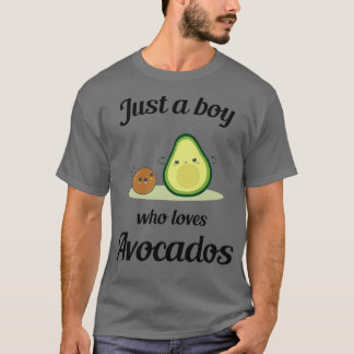 Gewoon een jongen die van avocado's houdt 12 t-shirt