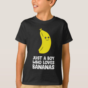 Gewoon een jongen die van Bananen houdt T-shirt