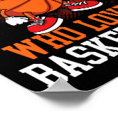 Gewoon een jongen die van basketbal houdt - Player Poster (Hoek)