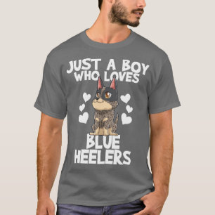Gewoon een jongen die van Blue Heelers houdt T-shirt
