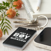 Gewoon een jongen die van Boxing houdt Sleutelhanger (Voorkant Rechts)