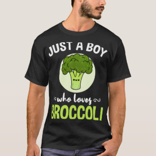 Gewoon een jongen die van broccoli 2 houdt t-shirt