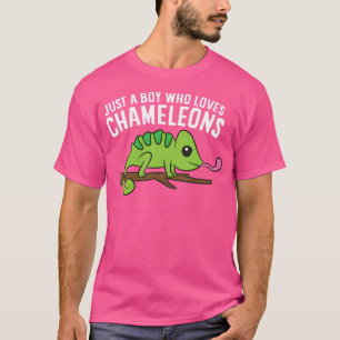 Gewoon een jongen die van Chameleons houdt T-shirt
