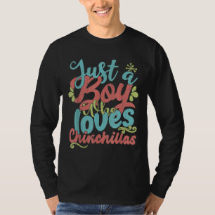 Gewoon een jongen die van Chinchillas-boeren houdt T-shirt