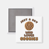 Gewoon een jongen die van Cookies Magnet houdt (Voorkant / Achterkant)