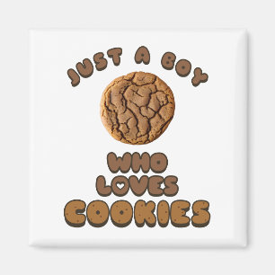 Gewoon een jongen die van Cookies Magnet houdt