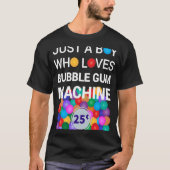 Gewoon een jongen die van de bubble-machine-bubble t-shirt (Voorkant)
