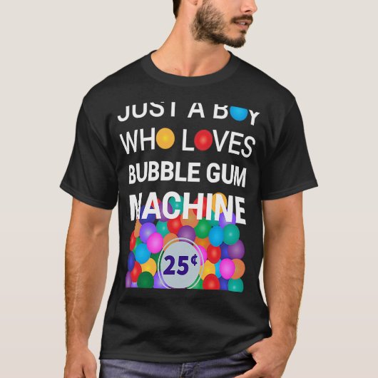 Gewoon een jongen die van de bubble-machine-bubble t-shirt (Voorkant)