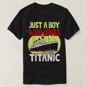 Gewoon een Jongen Die Van De Titanic Houdt Schee T-shirt
