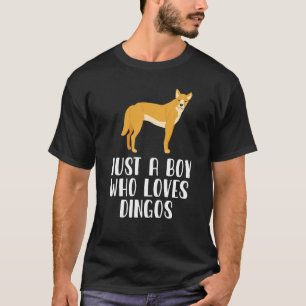 Gewoon een jongen die van Dingos Wildlife Wild Dog T-shirt