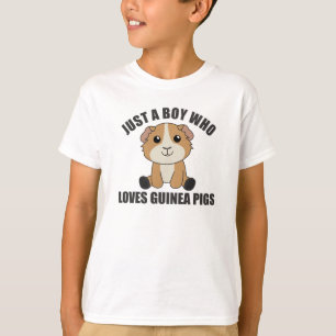 Gewoon een jongen die van een cavia houdt... t-shirt