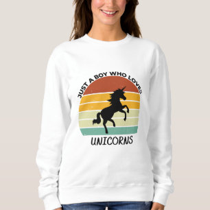 Gewoon een jongen die van eenhoorns houdt trui
