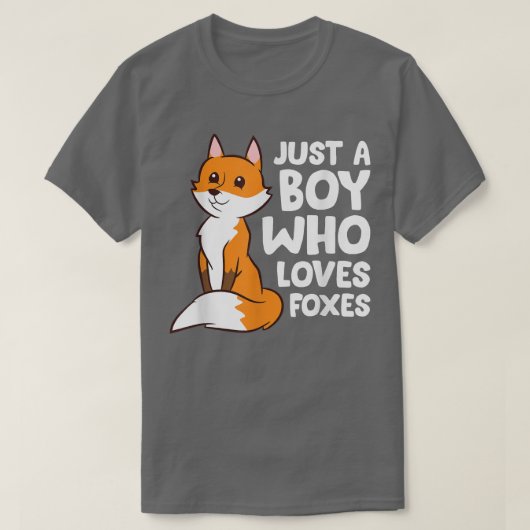 Gewoon een jongen die van Foes houdt T-shirt (Design voorkant)