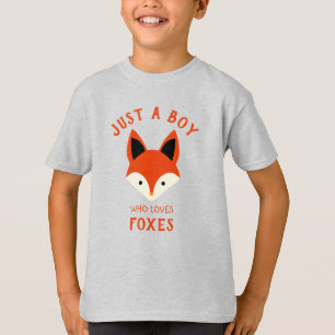 Gewoon een jongen die van Foxes T-Shirt houdt