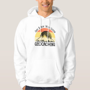 Gewoon een jongen die van Geocaching houdt Hoodie