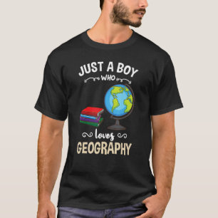 Gewoon een jongen die van geografische oorsprong h t-shirt